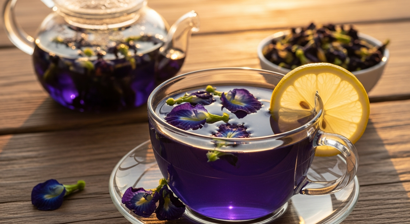 butterfly pea tea