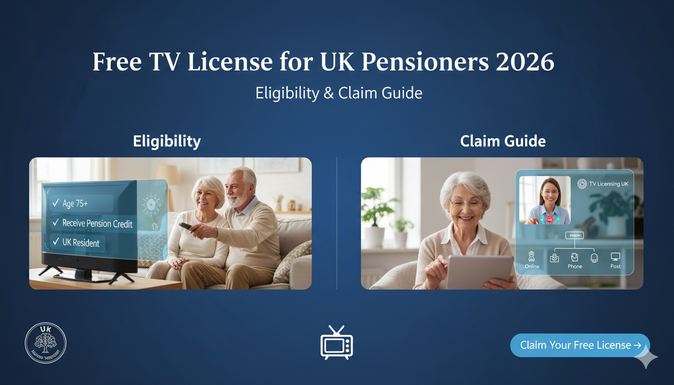 Free TV License for UK Pensioners