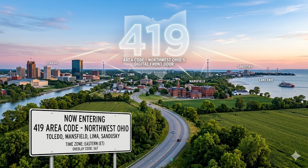 419 Area Code: Location, Cities, Time Zone, and Calling Guide